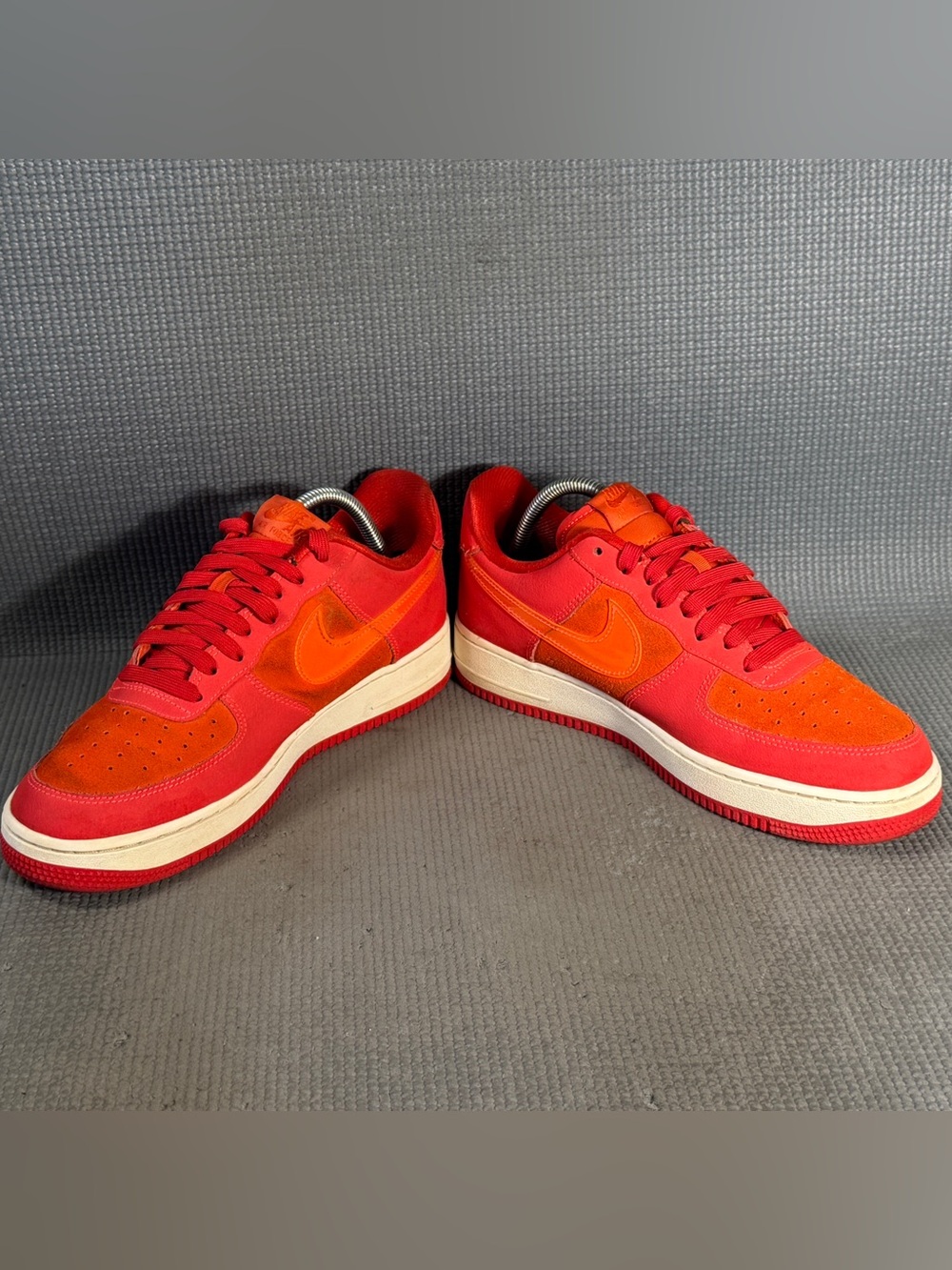 Nike Air Force 1 Atlanta ‘07 LV8 University Red Sneakers FD8306-657 Men’s Size 8 - Picture 4 of 11